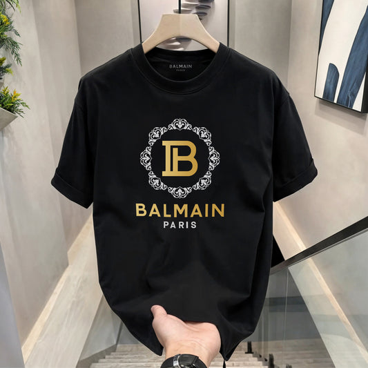 Men's Premium Selling T-Shirts (BD-LACOSTE BLUE+BALMAIN ROYAL)