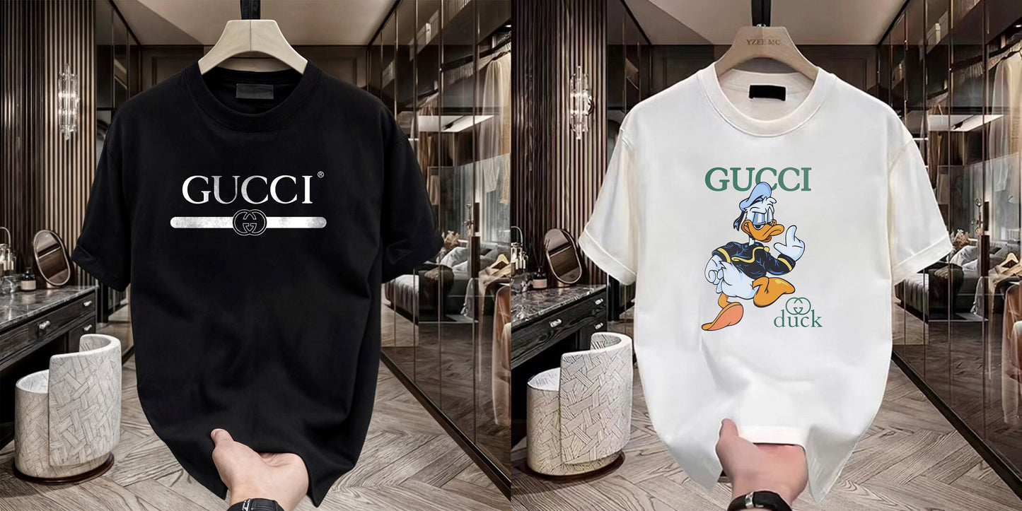 Men's Brand Premium Selling T-Shirt (BD-GUCCI+GUCCI DUCK)