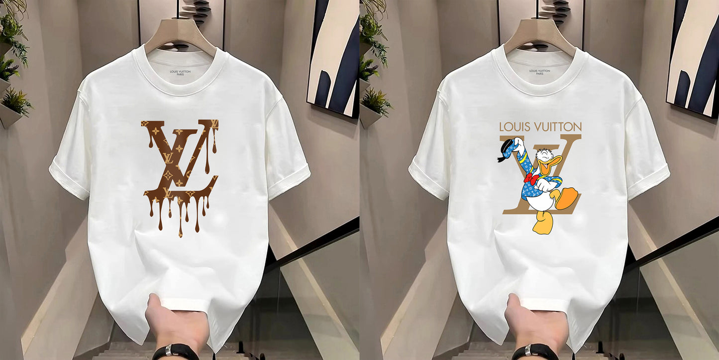 Men's Premium Selling T-Shirts (BD-LV Drop + LV Duck)