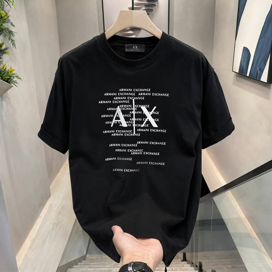 Men's Brand Premium Selling T-Shirt (BD- LACOSTE COLOR + AX TEXT)