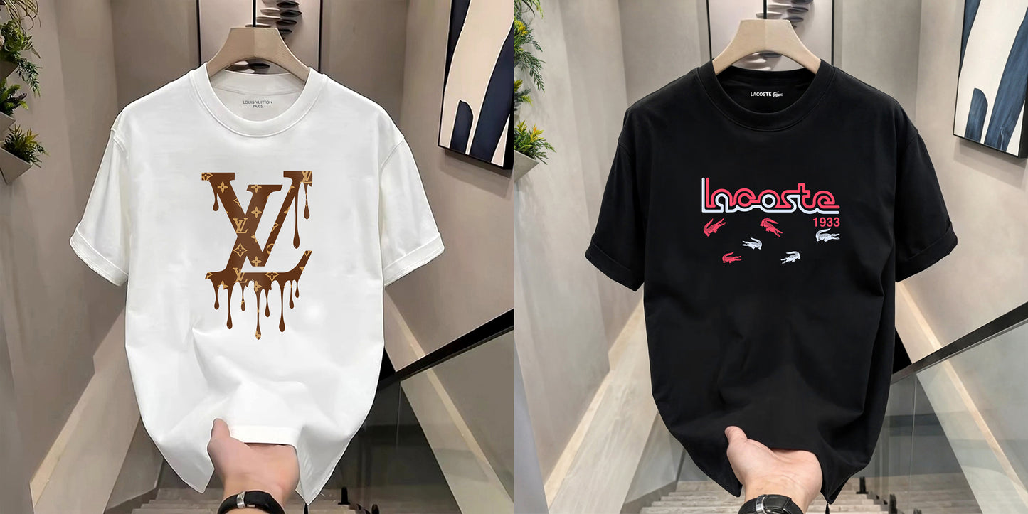 Men's Premium Selling T-Shirts (BD-LV Drop + Lacoste 1933)