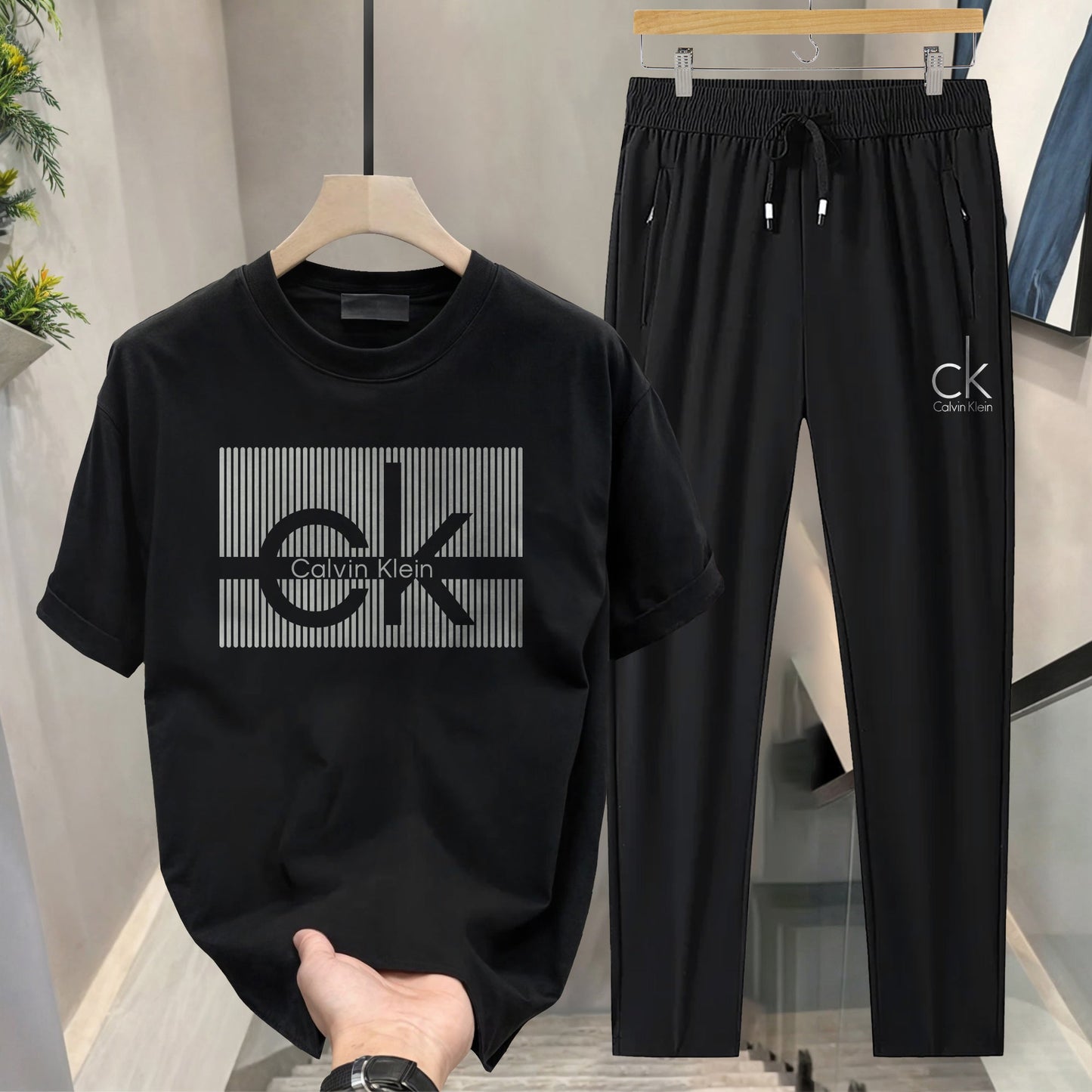 Men's Luxury Branded Co-Ord Set
