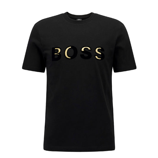 Men's Premium Selling T-Shirt (BD-GOLD BOSS+ARMANI GREY BLACK)