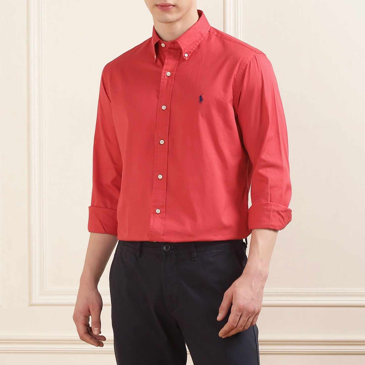 Men's Premium Giza Cotton Shirt 100% Imported (POLO RL)