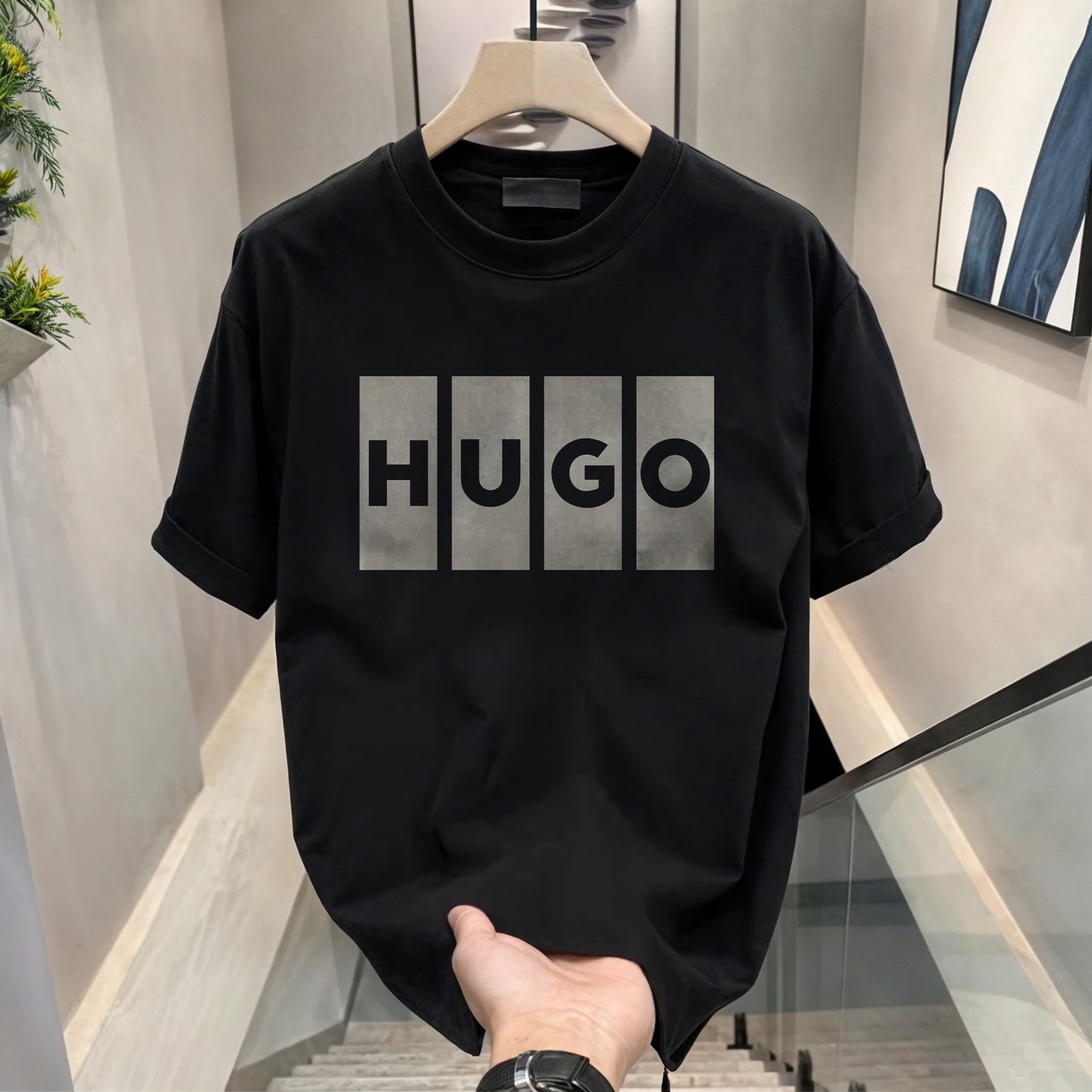 Men's Brand Premium Selling T-Shirt (BD-HUGO BOX+GOLD BOSS)