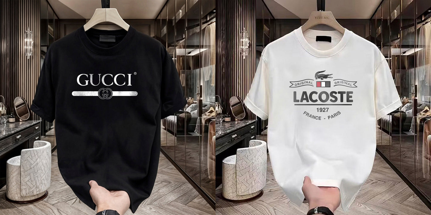 Men's Brand Premium Selling T-Shirt BD-GUCCI+LACOSTE PARIS