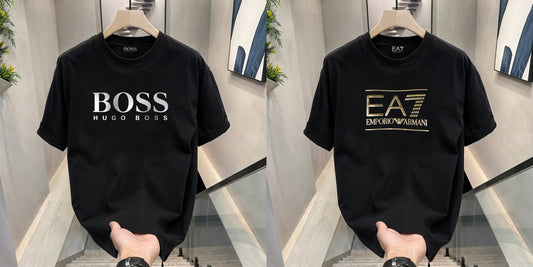 Men's Premium Selling T-Shirts (BD-HUGO Boss+ EA7)