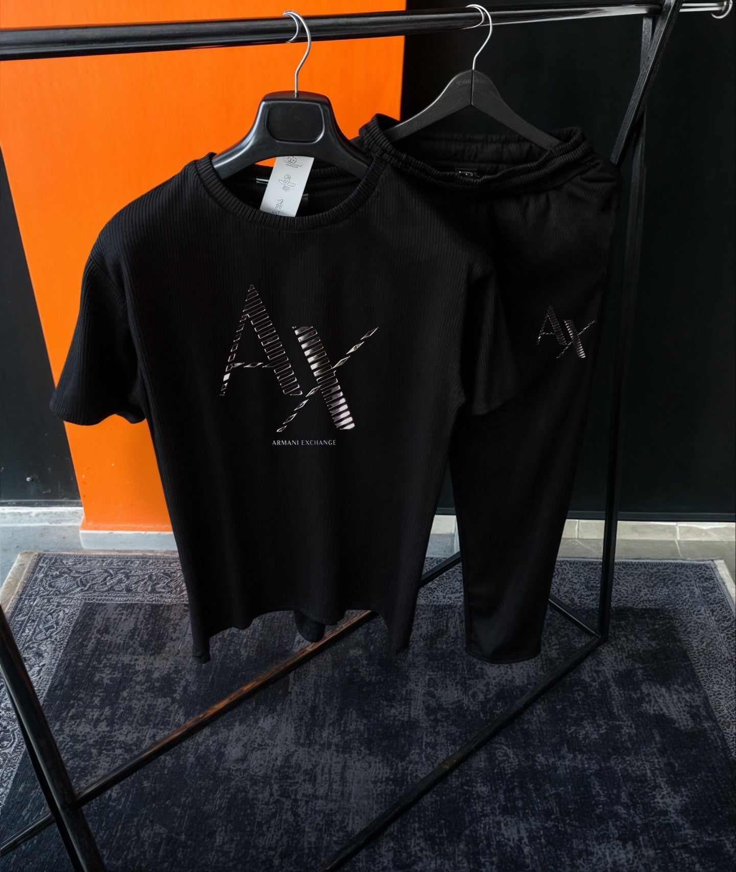 Men's Luxury Branded Co-Ord Set ( Textured Cloth )