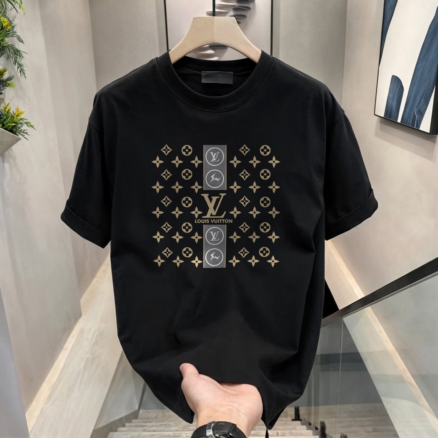 Men's Brand Premium Selling T-Shirt (BD-CK+LV STARS)