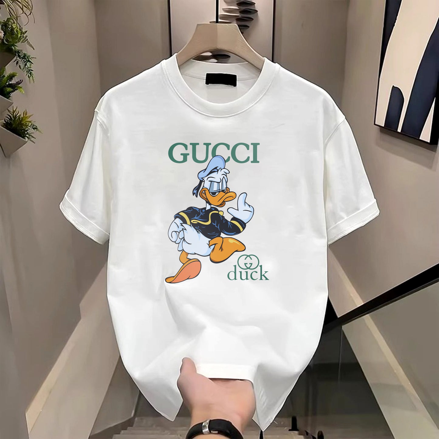 Men's Brand Premium Selling T-Shirt (BD-AX CUT+GUCCI DUCK)