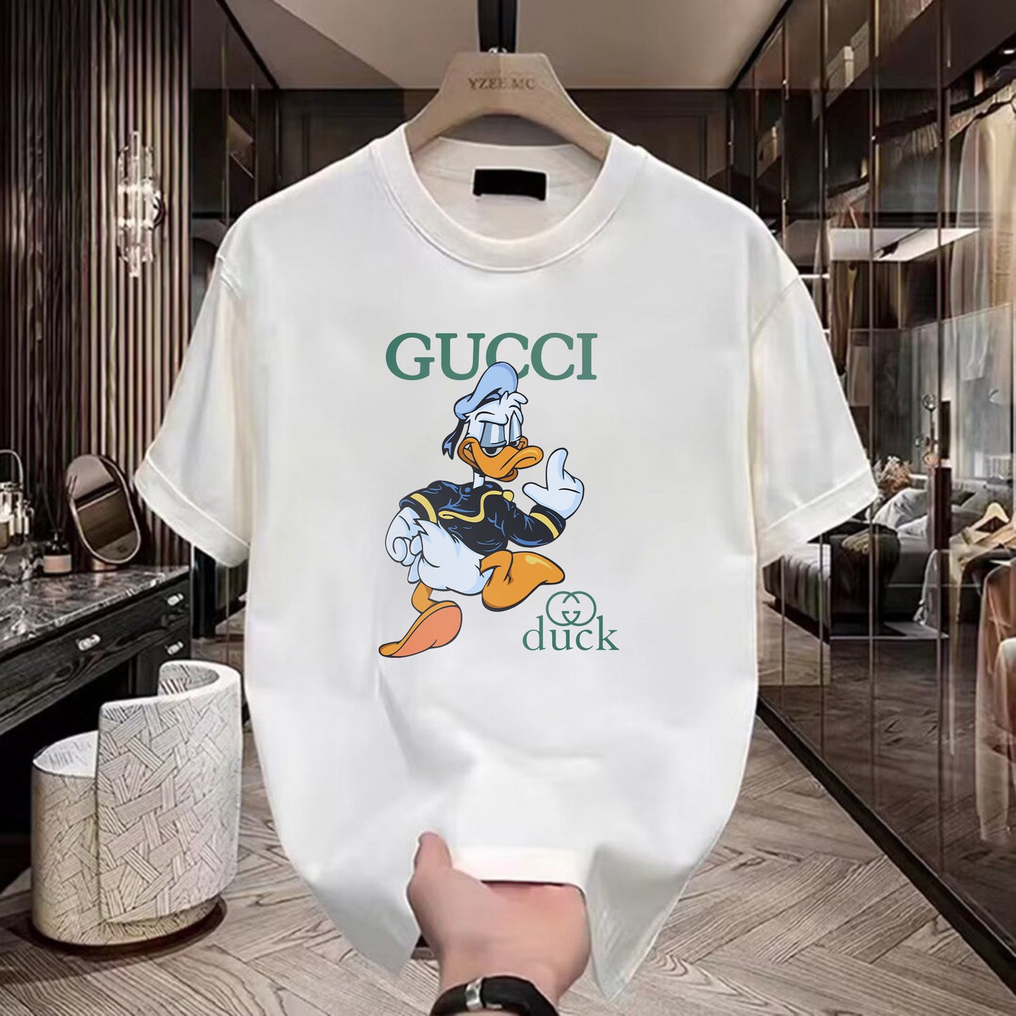 Men's Brand Premium Selling T-Shirt (BD-CK+GUCCI DUCK)