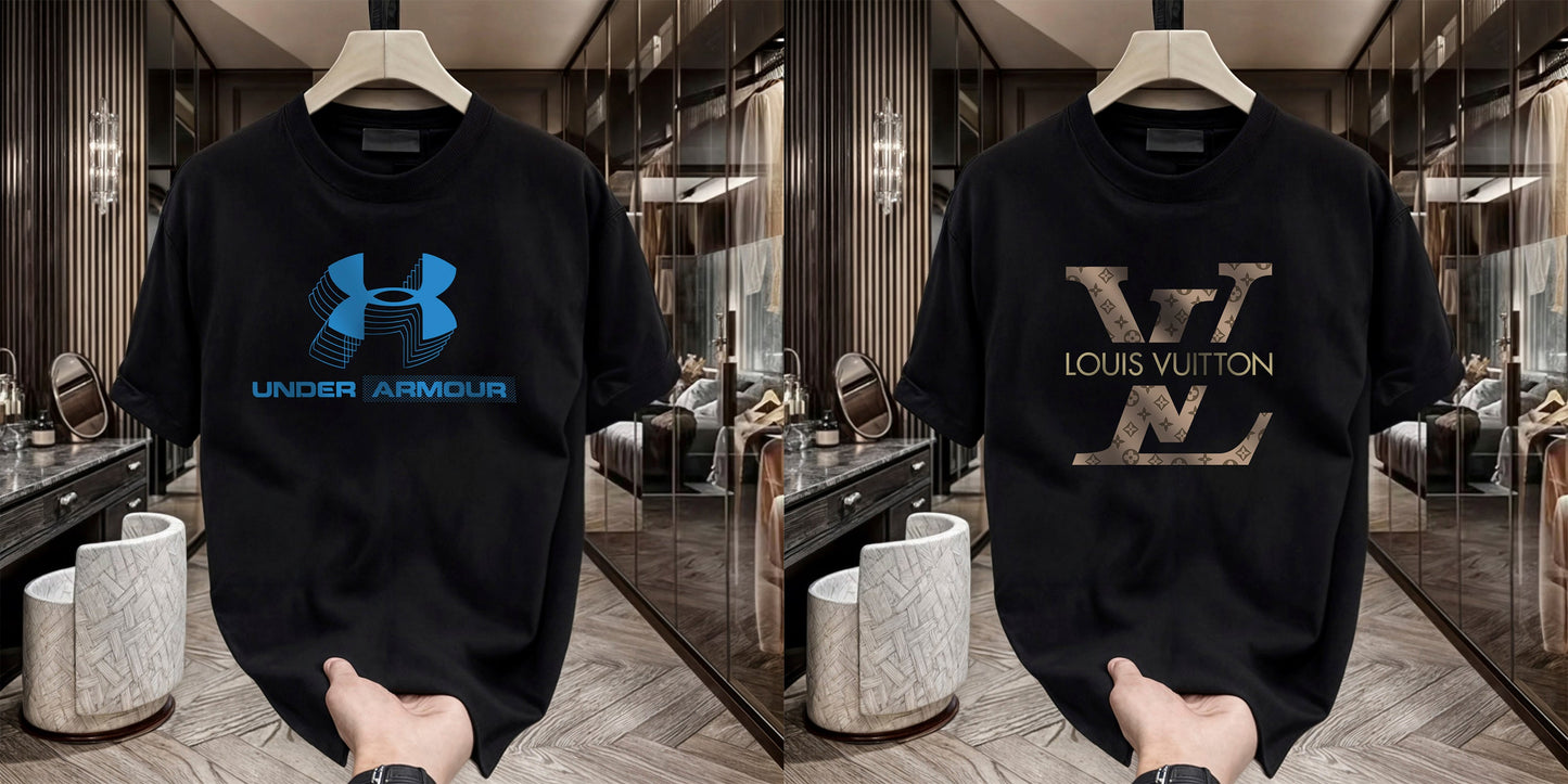 Men's Brand Premium Selling T-Shirt (BD-LV+BLUE ARMOUR)