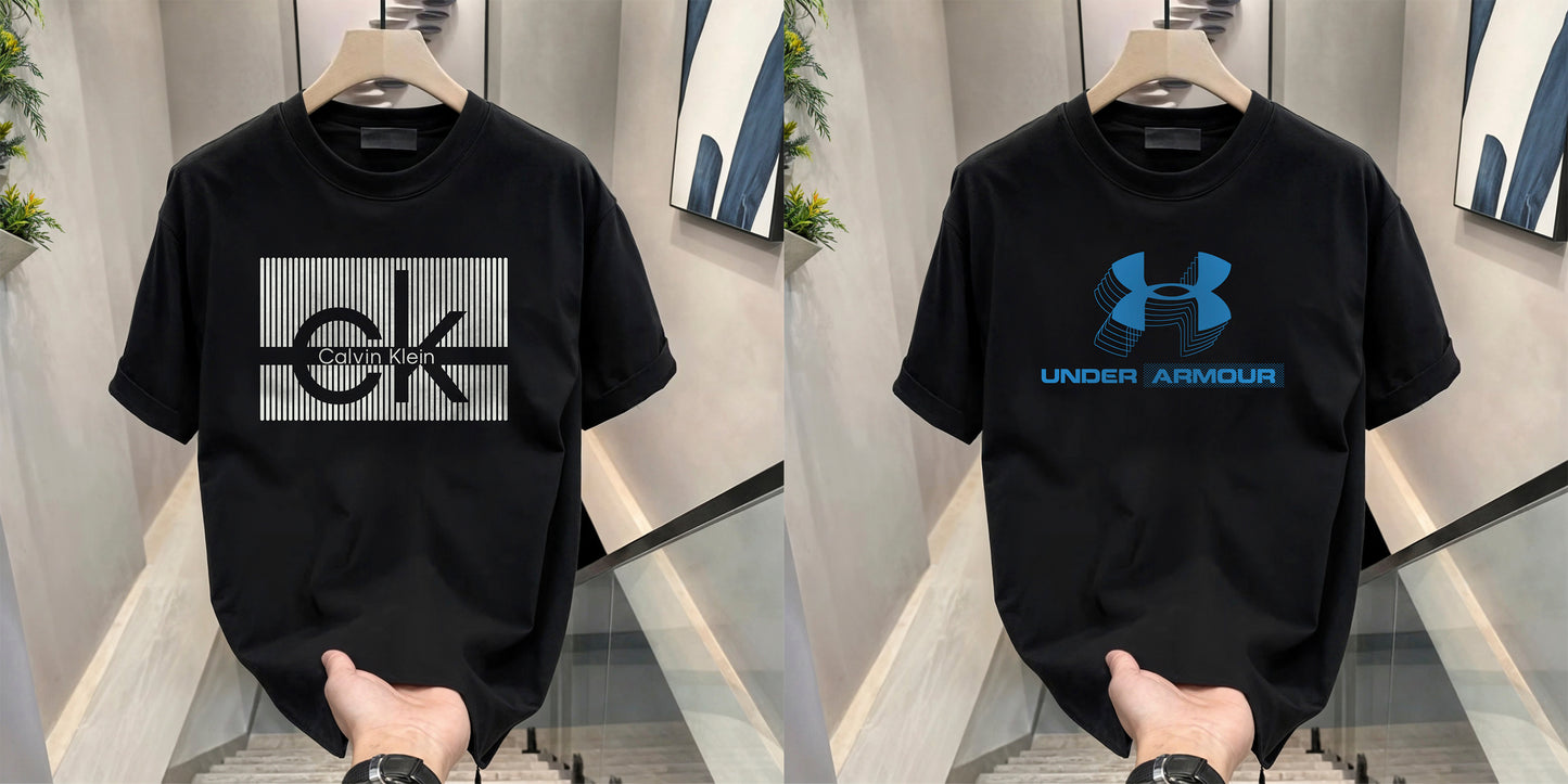 Men's Brand Premium Selling T-Shirt (BD-CK+BLUE ARMOUR)