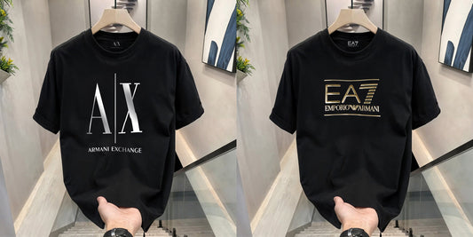 Men's Premium Selling T-Shirts (BD-AX FULL+EA7)