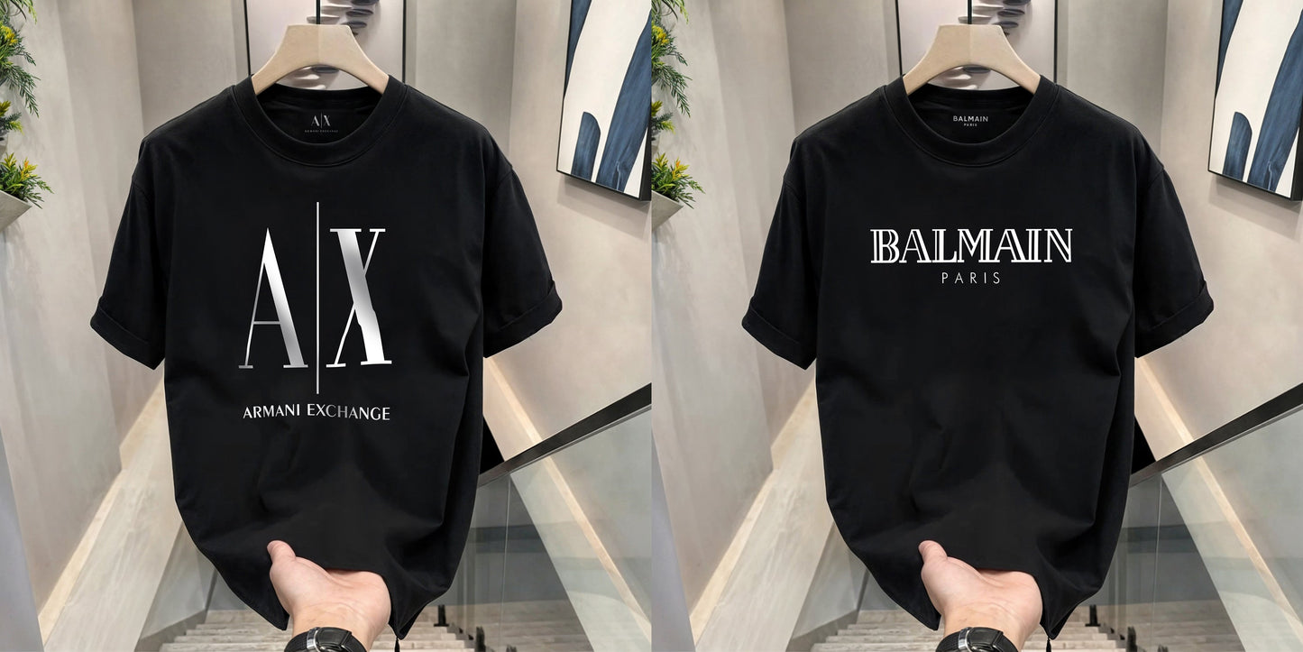 Pack Of 2 Men's Premium Selling T-Shirts (BD-02)