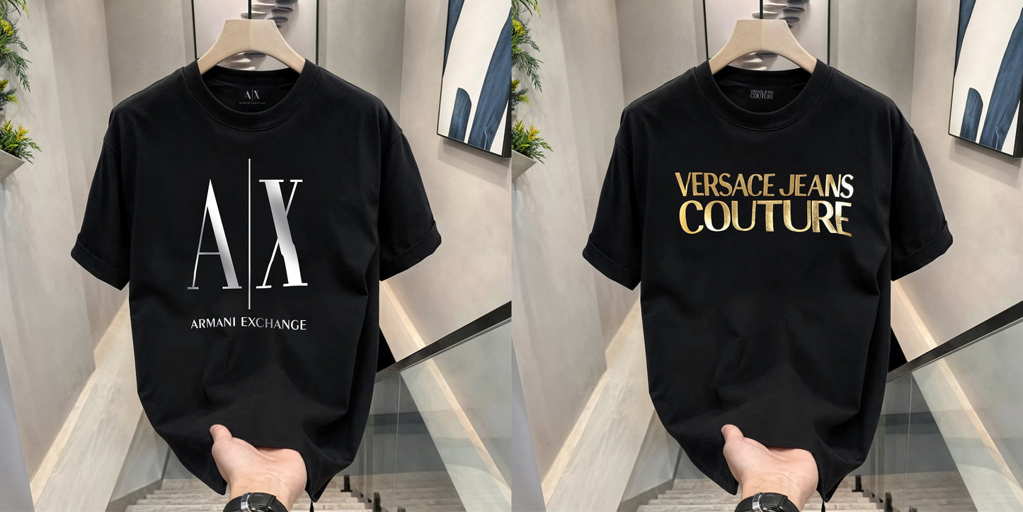 Men's Premium Selling T-Shirts (BD-AX FULL+VERSACE)