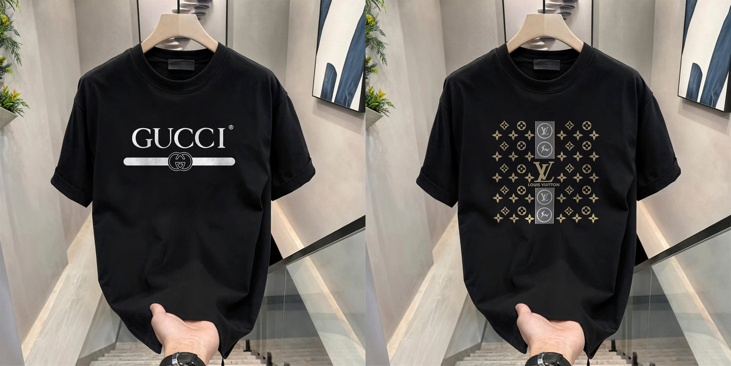 Men's Brand Premium Selling T-Shirt (BD-LV STAR+GUCCI)