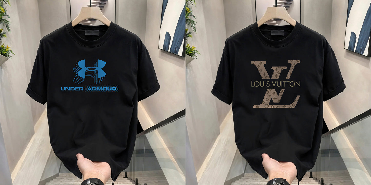 Men's Brand Premium Selling T-Shirt (BD-BLUE ARMOUR+LV)