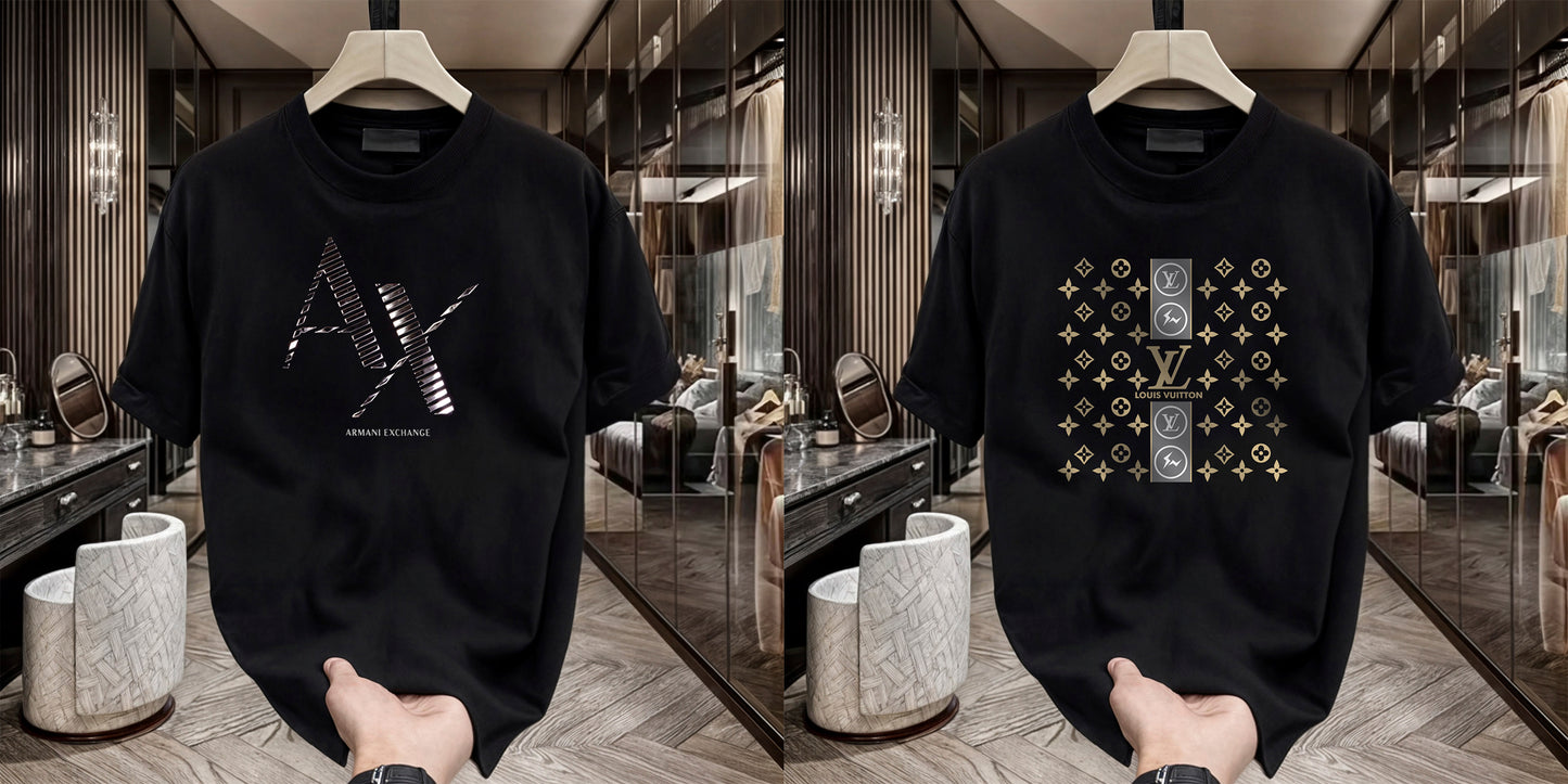 Men's Brand Premium Selling T-Shirt (BD-AX CUT+LV STARS)