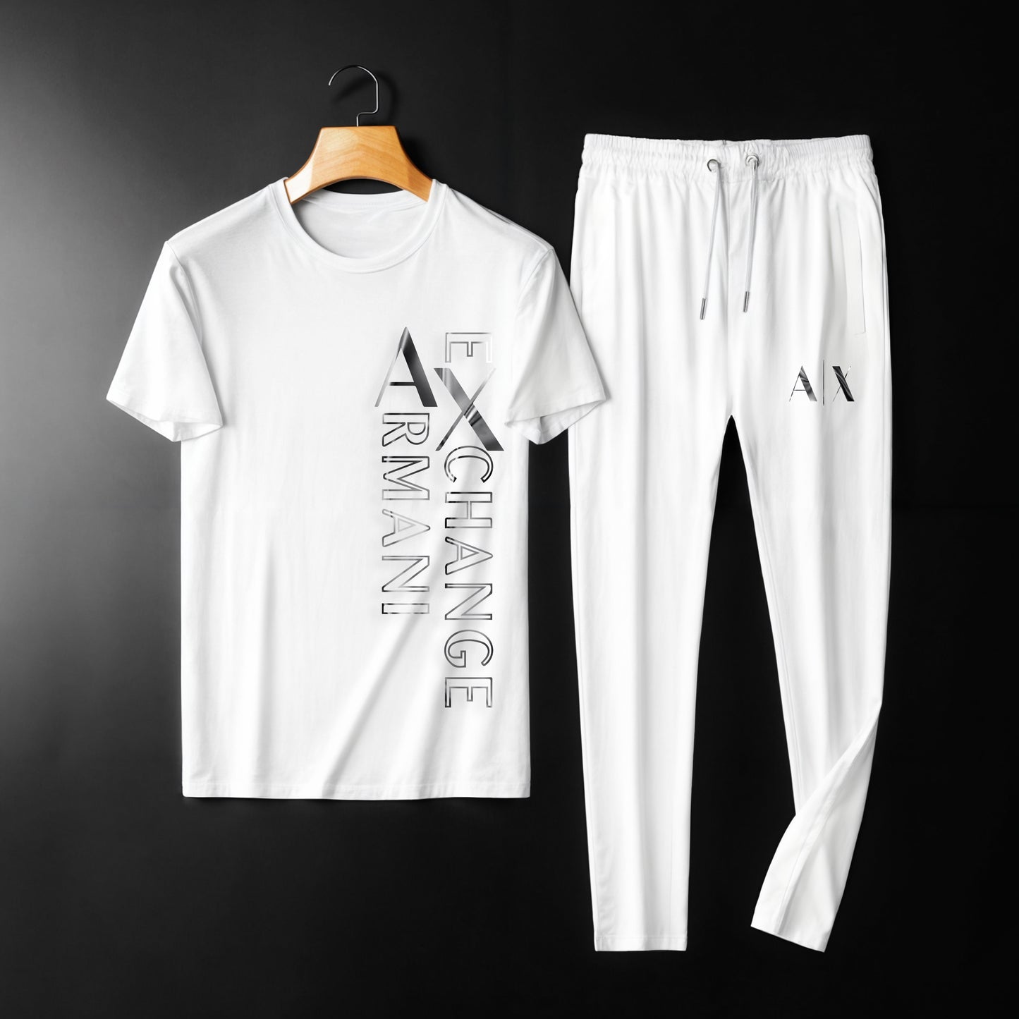 Men's Premium Selling White Co-ords