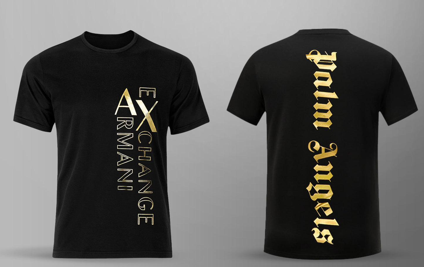 Men's Premium Selling T-shirt (BD-ARMANI EXCHANGE - PALM ANGELS)