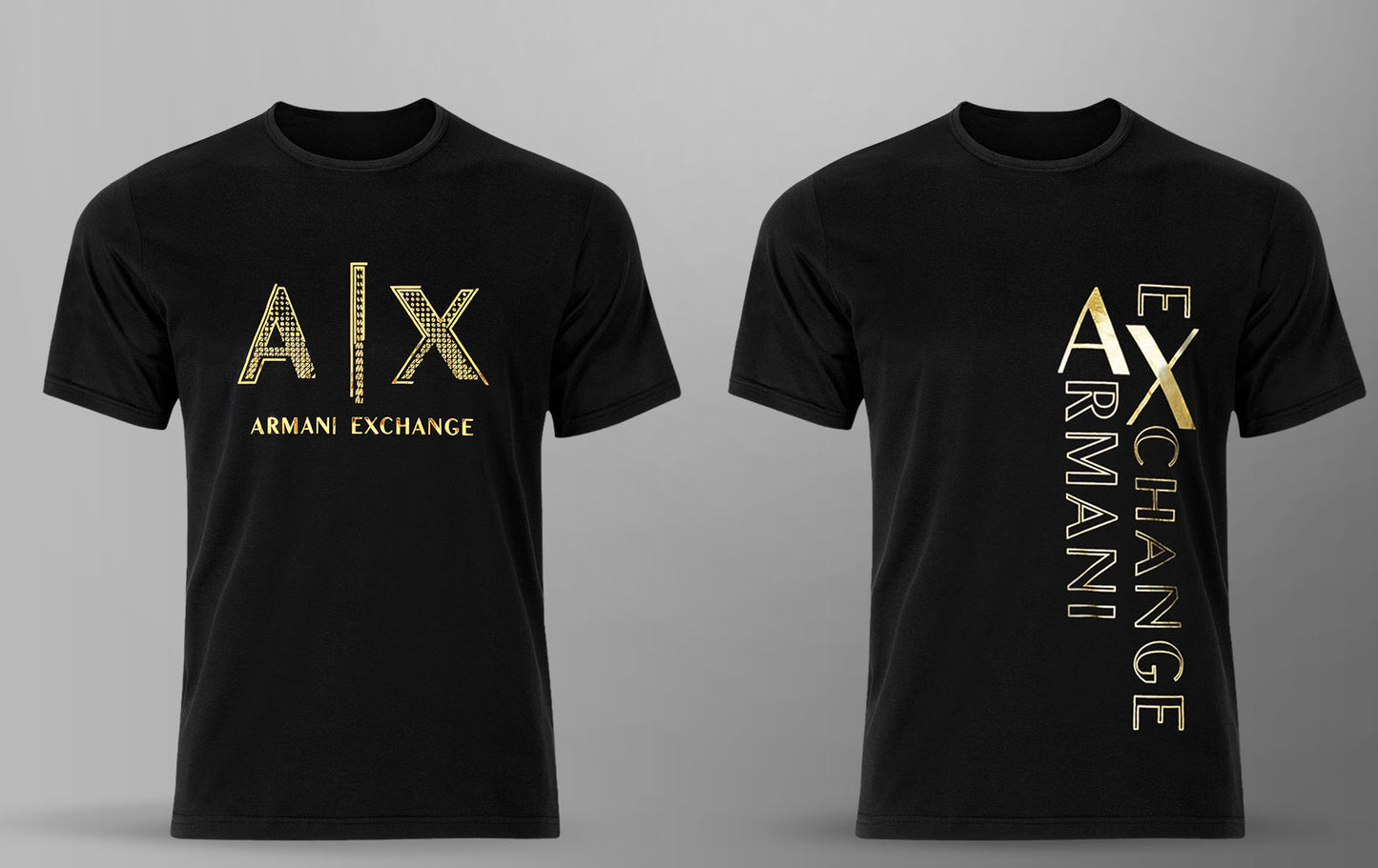 Men's Premium Selling T-shirt (BD-ARMANI EXCHANGE+ AX Gold)