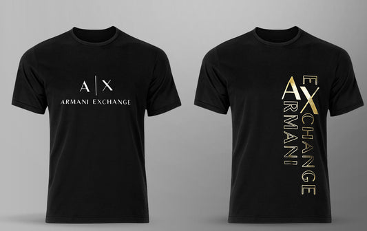 Men's Premium Selling T-shirt (BD-ARMANI EXCHANGE+ AX WHITE)