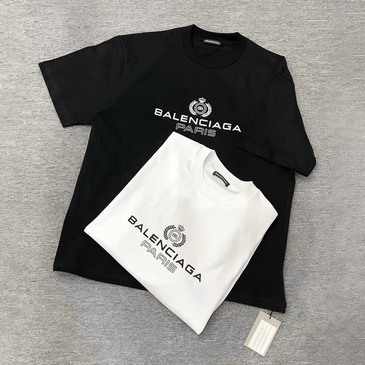 Men's Luxury Premium Selling T-Shirt (BD-BALENCIAAA MODE+BALENCIAGA PARIS)