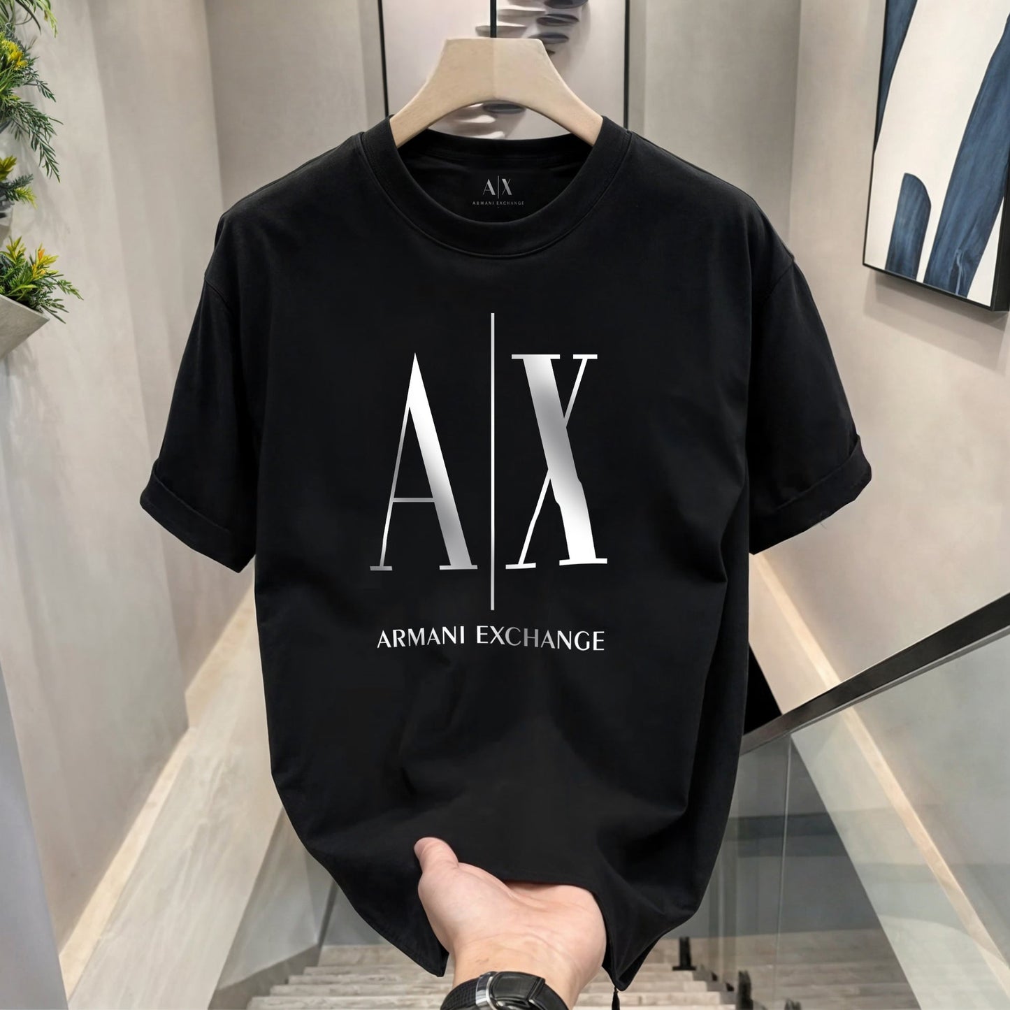 Men's Premium Selling T-Shirts (BD-AX FULL+VERSACE SILVER)