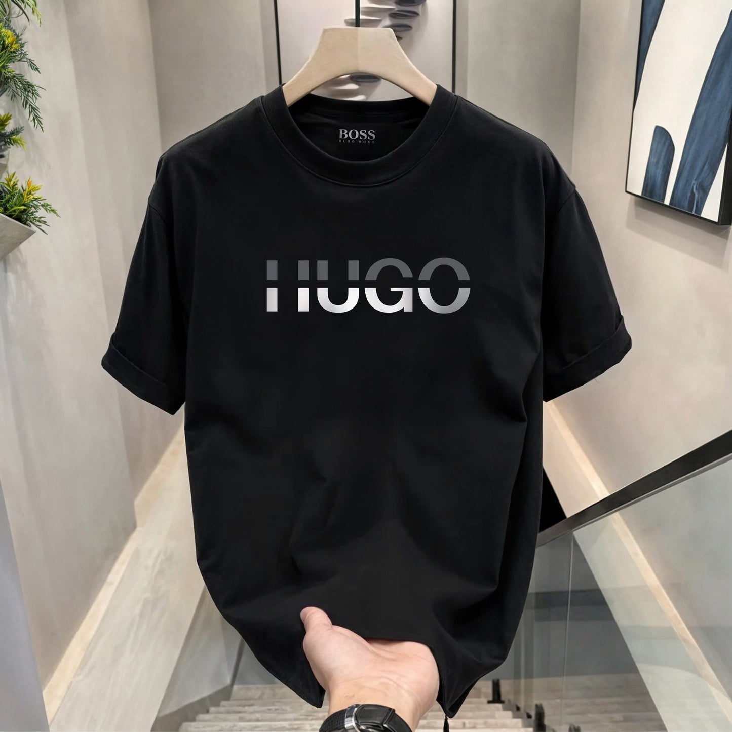 Men's Premium Selling T-Shirts (BD-BALMAIN GOLD+ HUGO SILVER)