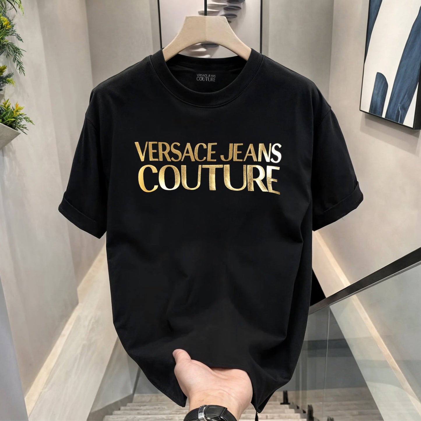 Men's Premium Selling T-Shirts (BD-HUGO GOLD+VERSACE)