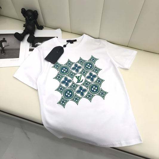 Men's Luxury Premium Selling T-Shirt (BD-LV GREEN+DIOR BLUE)