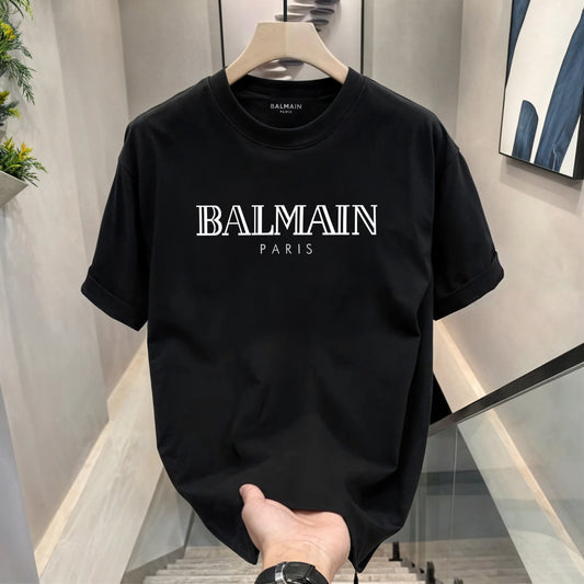Men's Premium Selling T-Shirts (BD-Prada+ Balmain White)