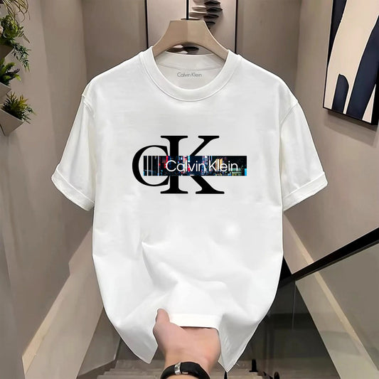 Men's Premium Selling T-Shirts (BD-CK BLACK+LACOSTE BLUE)