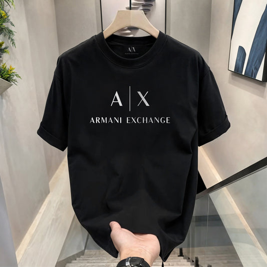 Men's Premium Selling T-Shirts (BD-AX White+ Versace Silver)