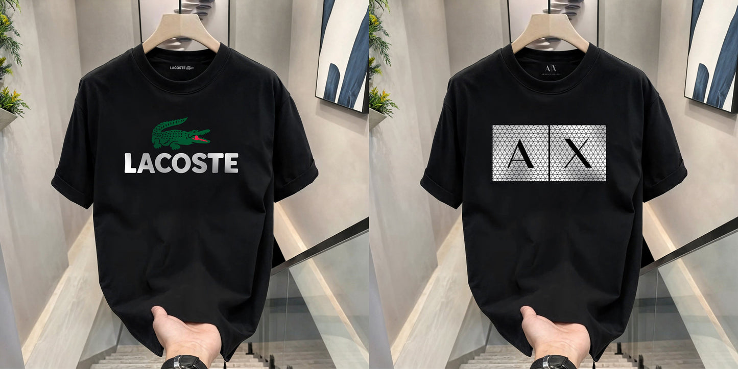 Men's Premium Selling T-Shirts (BD-LACOSTE+AX BIG BOX)