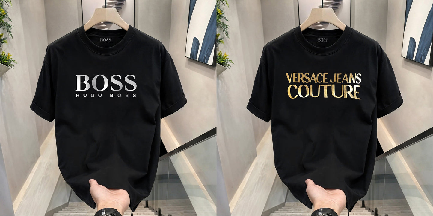 Men's Premium Selling T-Shirts (BD-HUGO Boss+ Versace)