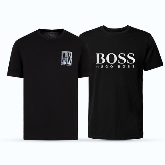 Men's Premium Selling Tee (BD-HUGO BOSS +SMALL BOX AX)