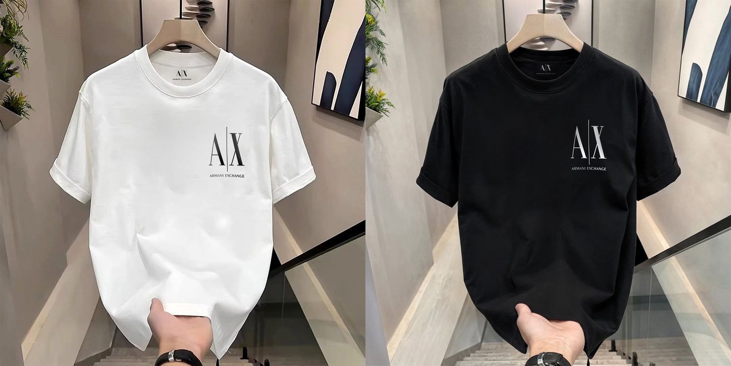 Premium Selling T-Shirts (BD-SMALL AX BLACK+SMALL AX WHITE)