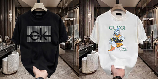 Men's Brand Premium Selling T-Shirt (BD-CK+GUCCI DUCK)