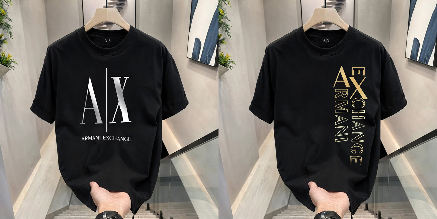 Men's Premium Selling T-Shirts (BD-AX FULL+ARMANI EXCHANGE)