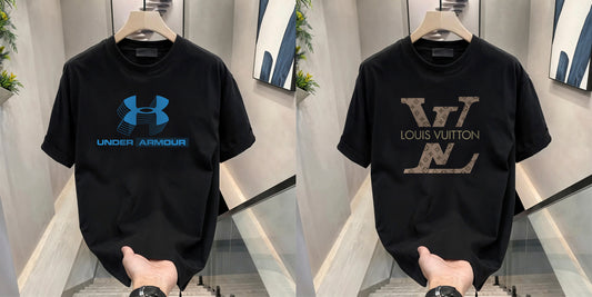 Men's Brand Premium Selling T-Shirt (BD+BLUE ARMOUR-LV)