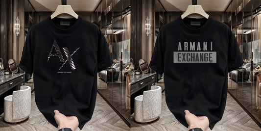 Men's Brand Premium Selling T-Shirt (BD-AX CUT+ARMANI GREY)