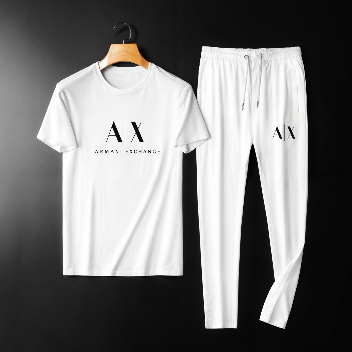 Men's Premium Selling Combo Co-ords (BD-AX WHITE C-SET WHITE + AX GOLD C-SET BLACK)