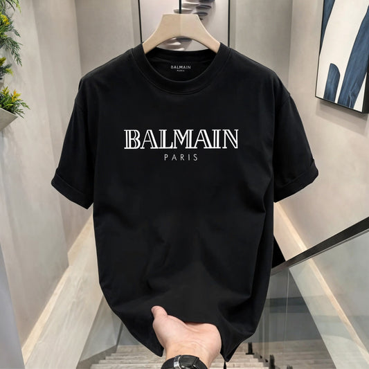 Men's Premium Selling T-Shirts (BD-HUGO GOLD+BALMAIN WHITE)