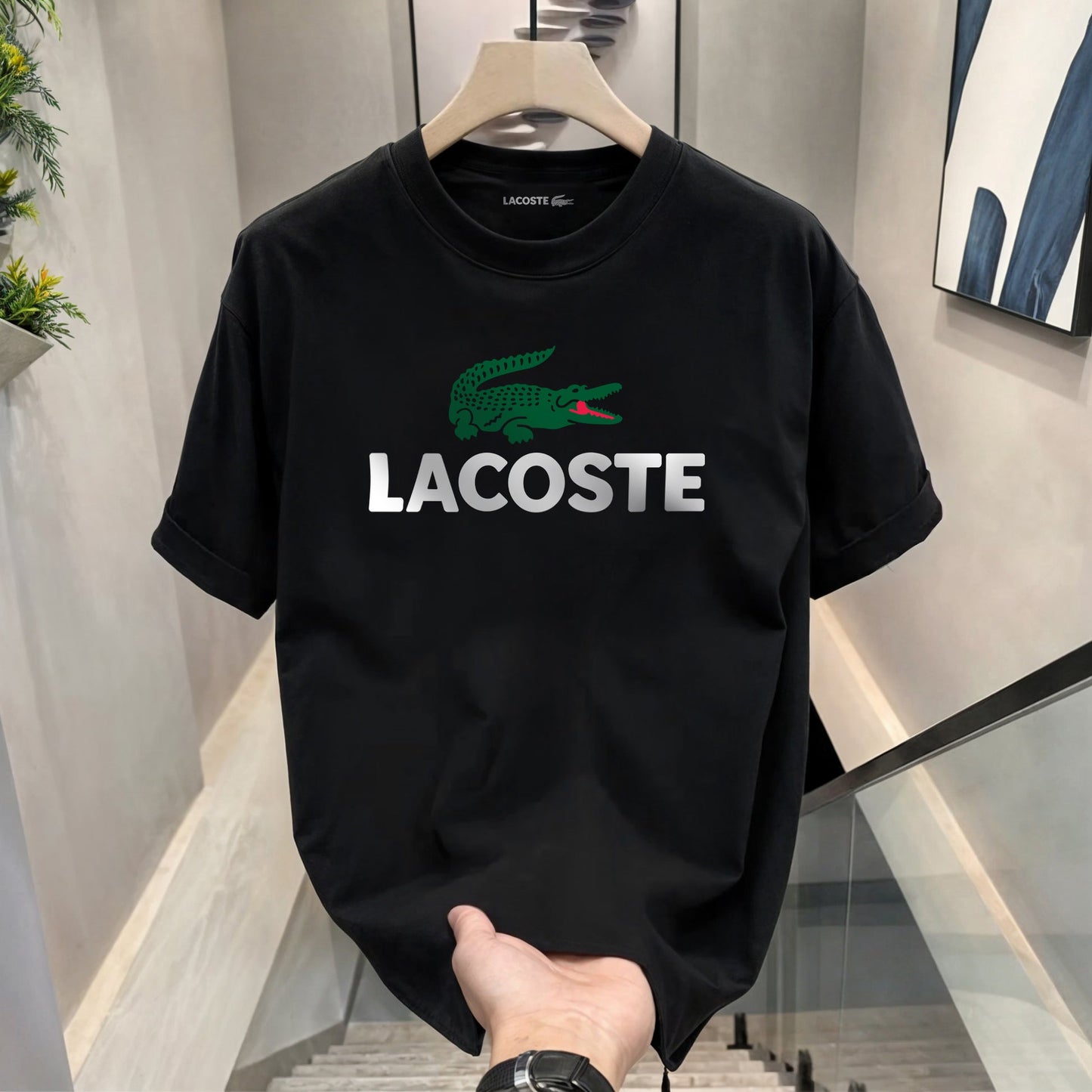 Men's Premium Selling T-Shirts (BD-LACOSTE+ARMANI EXCHANGE)