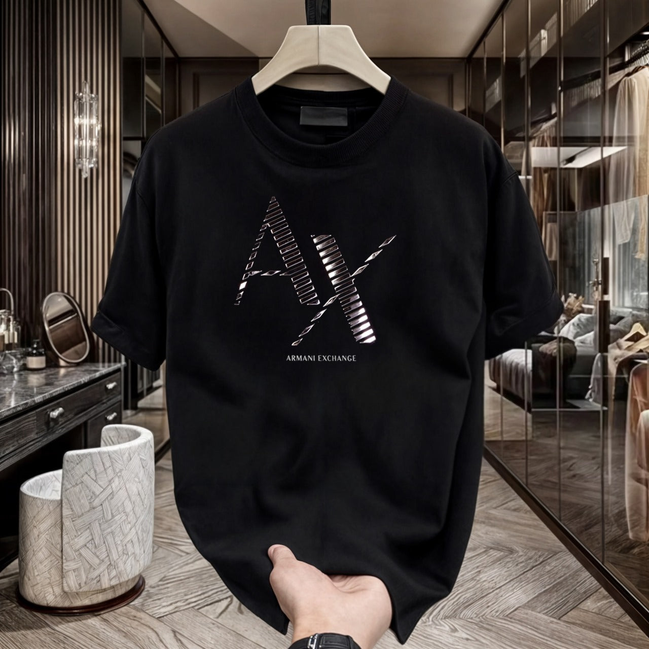 Men's Brand Premium Selling T-Shirt (BD-GUCCI+AX CUT)