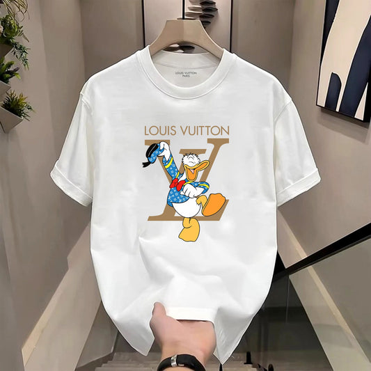 Men's Premium Selling T-Shirts (BD- CK BLACK+LV DUCK)